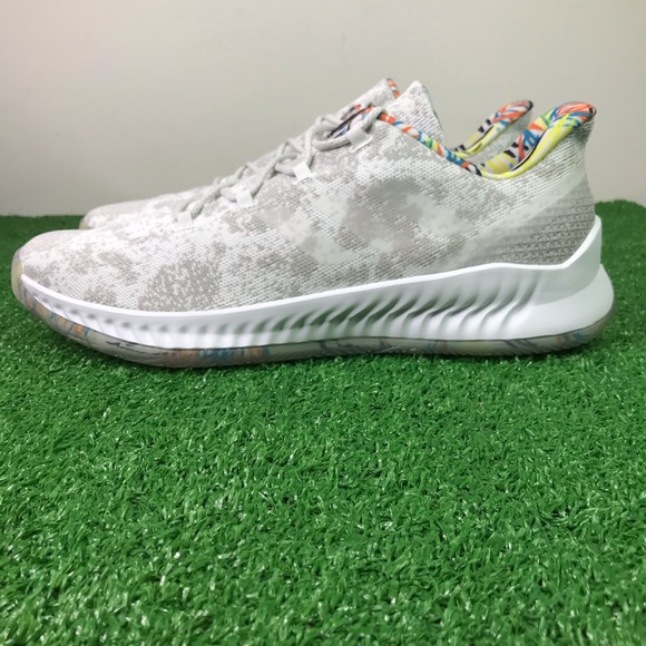 adidas Shoes | Harden Be X White Multicolor 2019 Sz 145 | Poshmark
